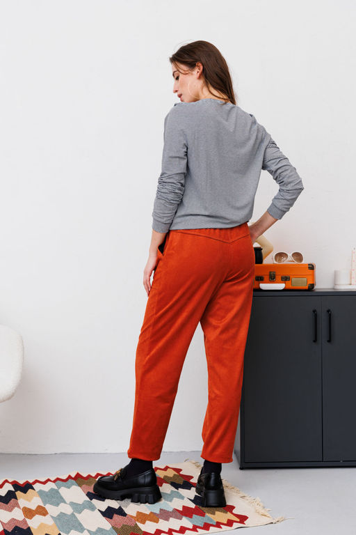 Брюки NIKVA н474-1 терракот  фото 2