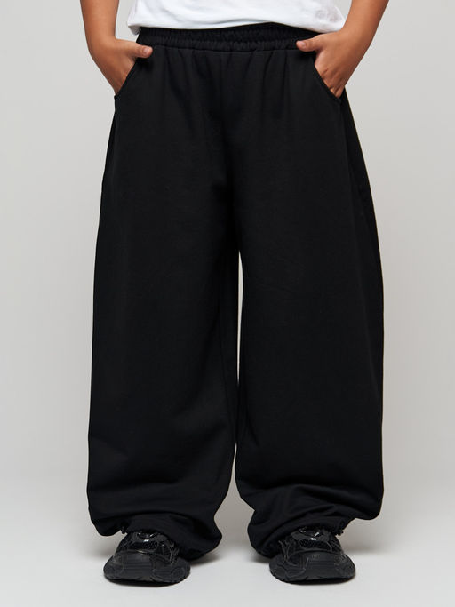 Утепленные брюки с начесом футер багги - Nota bene фото 24