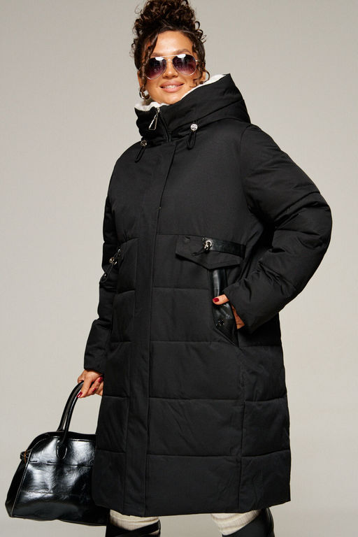 Пальто Beautiful Free 8019 черный