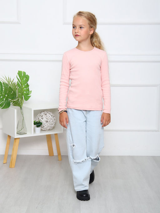 ДЖ056 Джемпер Школа (пудровый) - Милаша фото 2