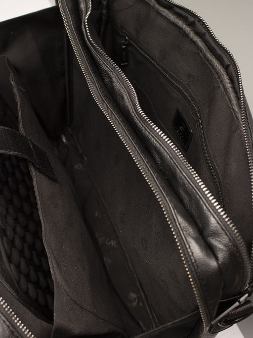 LACCOMA портфель БИН8902-2-черный эко кожа