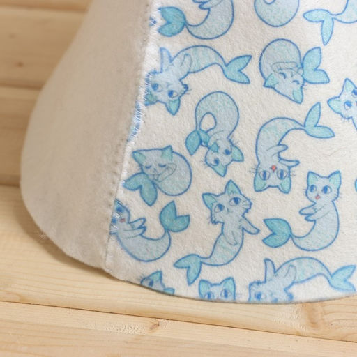 Шапка для баниМорские котики принт - Добропаровъ фото 3