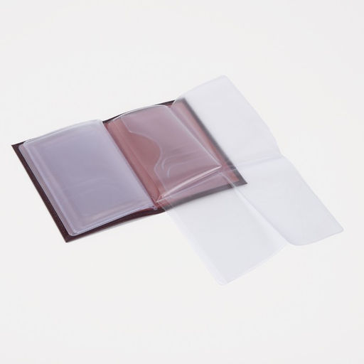 Обложка для автодокументов, бордовая