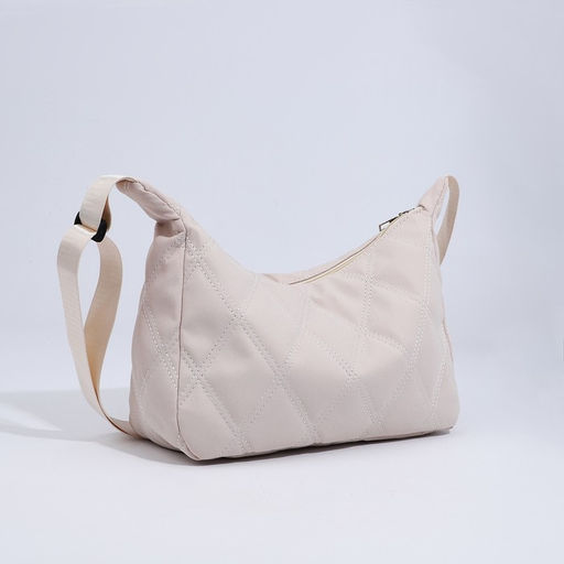 Сумка-мешок на молнии, цвет бежевый - Simaland фото 3