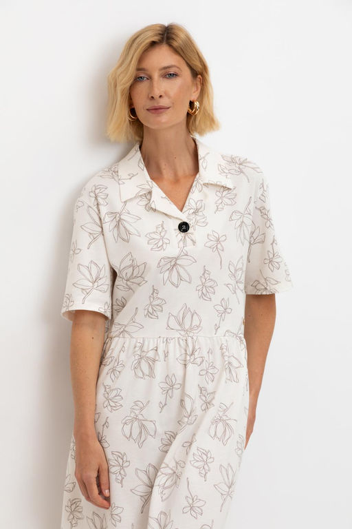 ЕВТ 5071/гардения,нежная магнолия платье жен