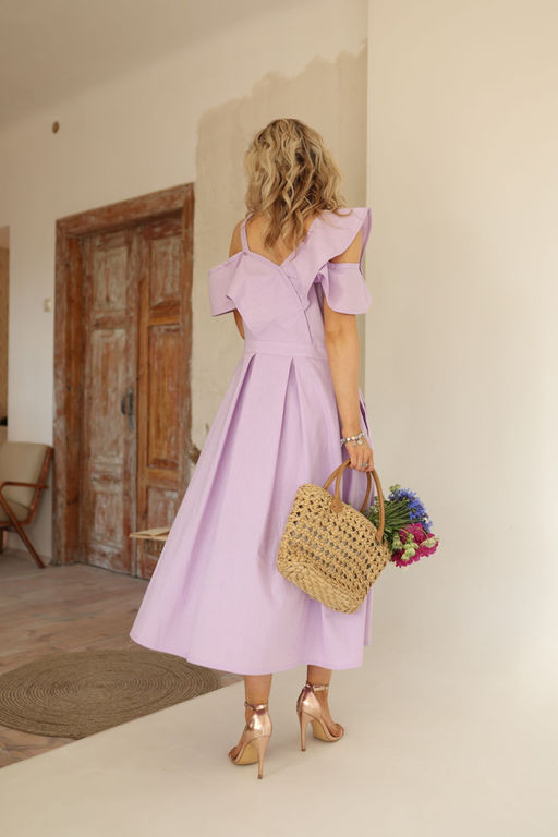 Платье AMORI 9582 лаванда  фото 2
