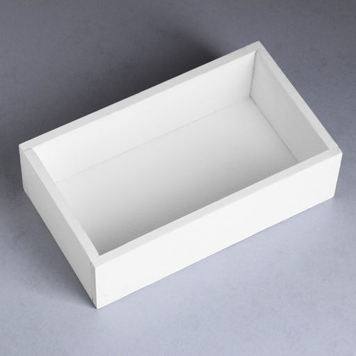 Кашпо деревянное 24148 см Элегант, белый Дарим Красиво  фото 3