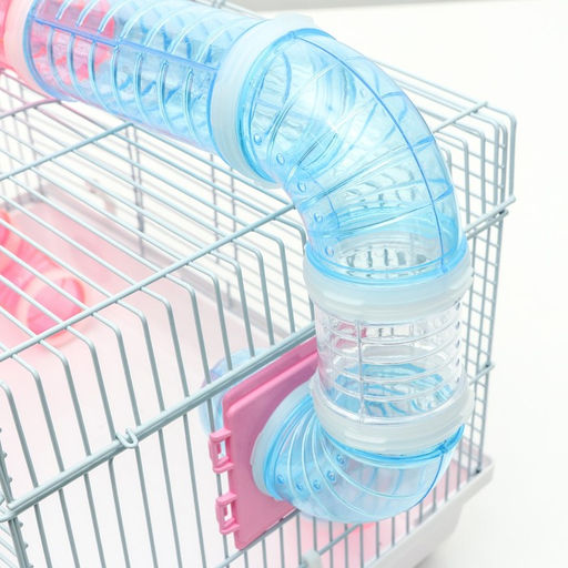 Клетка для грызунов с туннелем, 47 х 30 х 30, см, белая - Пижон фото 6