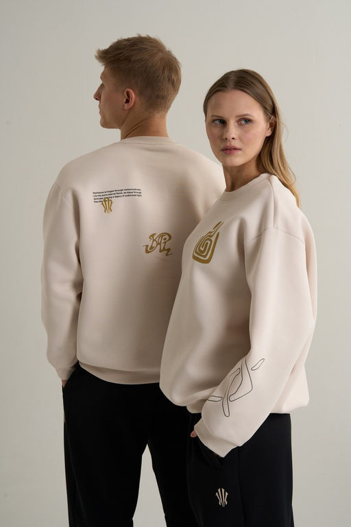 Свитшот Бежевый KAI Sweatshirt - Anta фото 3