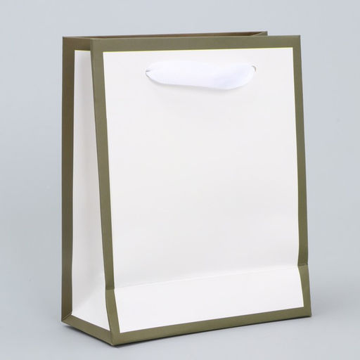 Цена за 2 шт. Пакет подарочный, упаковка, «Белый», 15 х 12 х 5.5 см