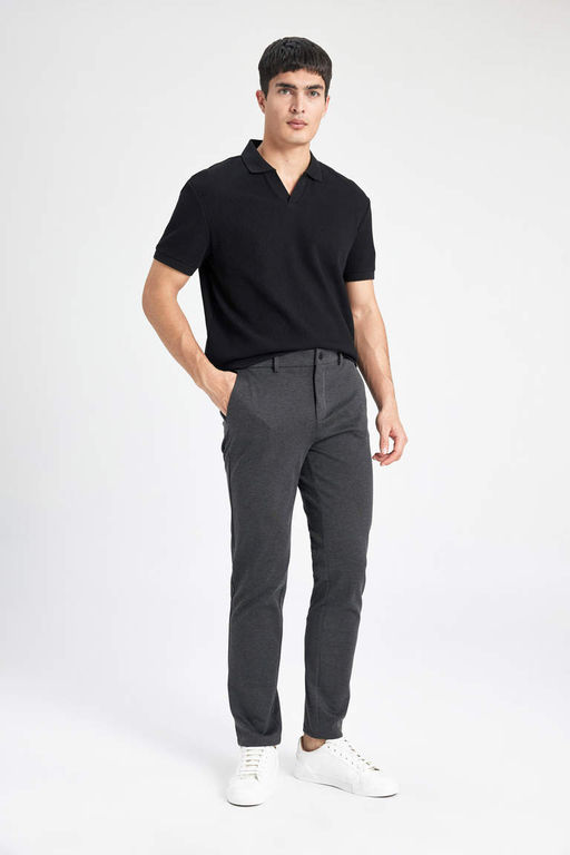 Брюки прямого кроя Jogger, эластичные во всех направлениях - Defacto фото 4