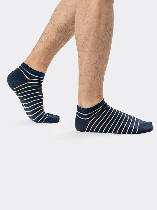 Носки мужские (3 пары) синие с разными рисунками - Mark formelle фото 2