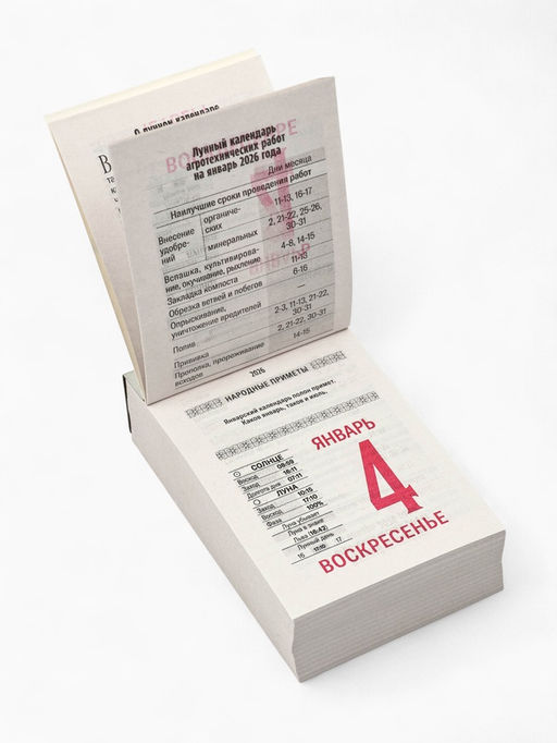 Календарь 2026 отрывной «Сад и огород» 7.7×11.4 см