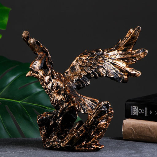 Подставка для бутылки «Орел на взлете», бронза, 20×30×23.5 см