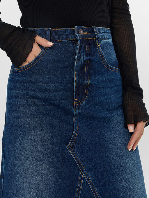 Юбка женская джинсовая - Mark formelle фото 4