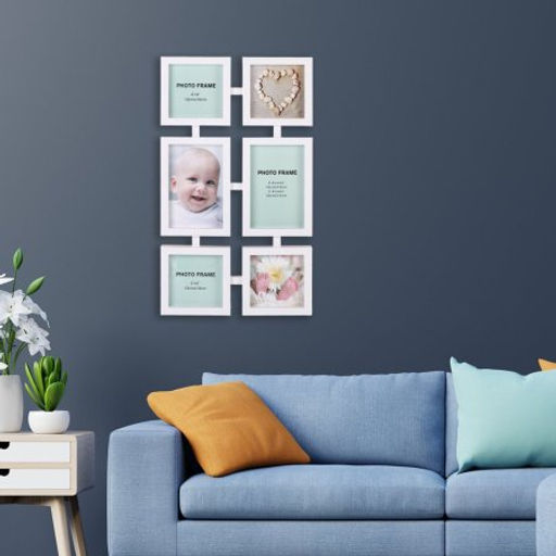 Фоторамка коллаж 25x43 см / Q1706 /уп 36/6 фото белая - Галеонтрейд фото 6