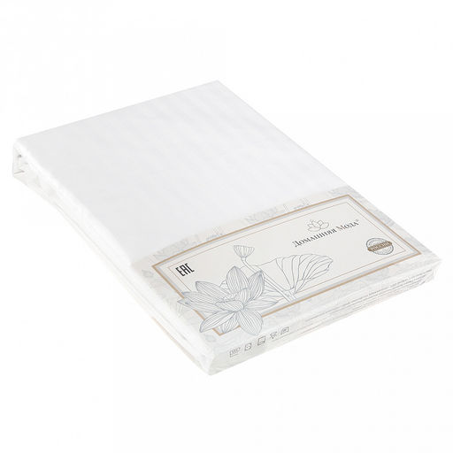 Пододеяльник 2-х спальный Белый лебедь 175х215см, JET-сатин страйп 135г/м2 (хлопок 100%), упаковка эконом, ПВХ 28х41см, т.м. Домашняя Мода (Россия)  фото 2