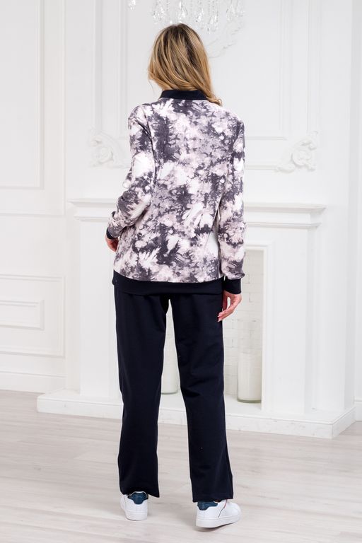 Костюм женский из футера Скарлетт космос - Амадэль фото 10