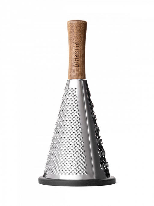 Терка круглая 11,3x24 черный дерево акации, нержавеющая сталь