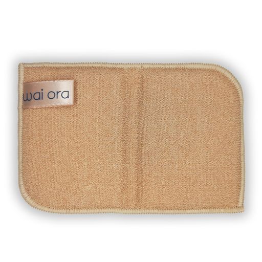 Спонж из натурального бамбукового волокна Bamboo Home (Песочный) - Wai ora фото 6