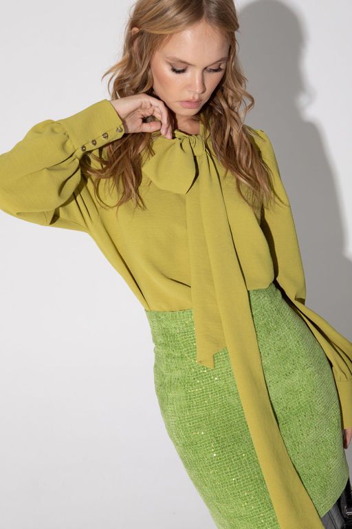 Блуза Pirs 5040 лаймовый  фото 3
