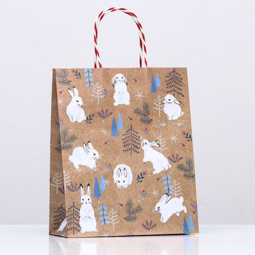 Пакет подарочный Заяц 26 х 32 х 12 см - Simaland фото 3