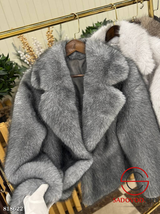 Шуба женская из искусственного меха