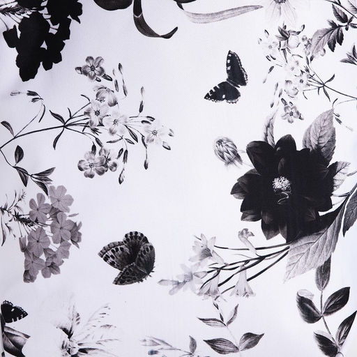 Сумка шопер Цветы, 40х12х38, цвет черный - Nazamok фото 3