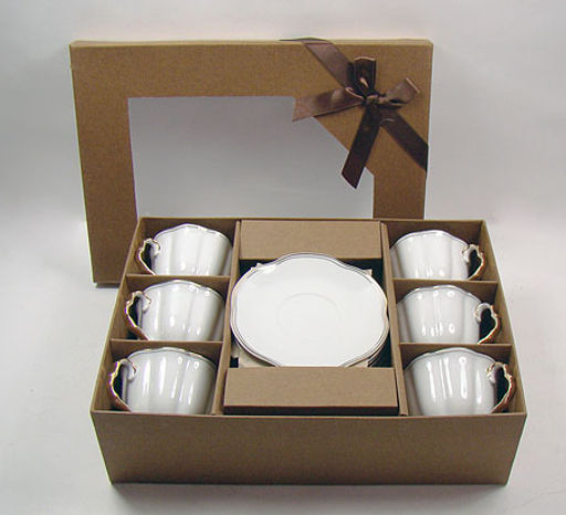 3148 Чайный набор 12пр белый в под.уп LR (х8) - Mayer&boch фото 3