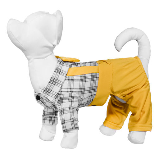 Костюм для собак с жёлтыми брюками, XL (спинка 40 см) нд28ос 52047-5