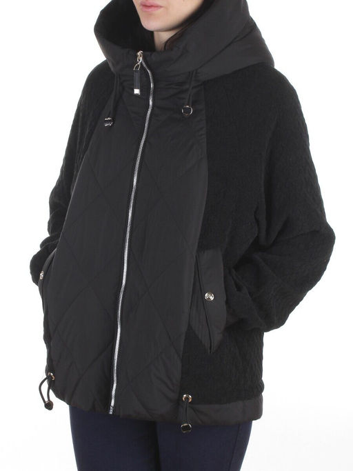 18518 BLACK Куртка демисезонная женская