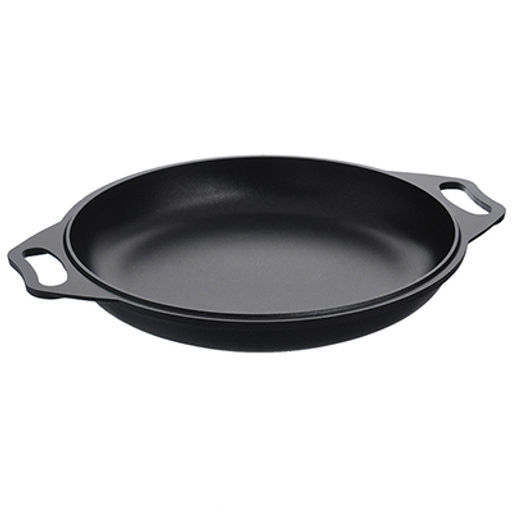 Казан с антипригарным покрытием 4л, д29см "Традиция", h15см, литой, металлическая жаропрочная крышка-сковорода (Россия)