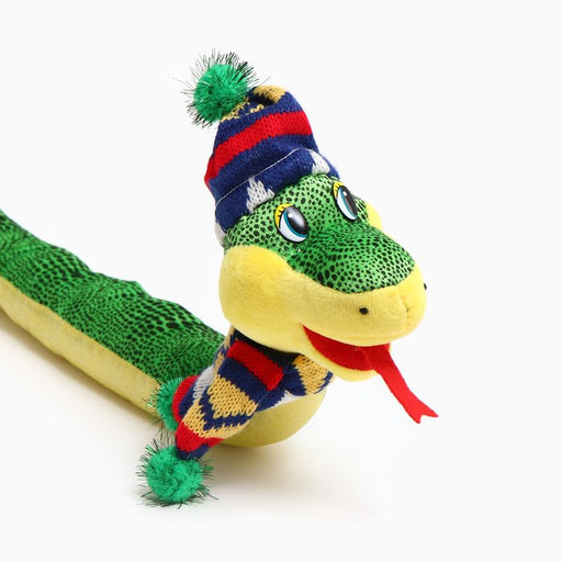 Мягкая игрушка Змея, зимняя, 91 см - Simaland фото 6