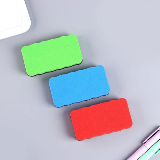 Цена за 6 шт. Губка для маркерных досок МИКС, 11×5 см