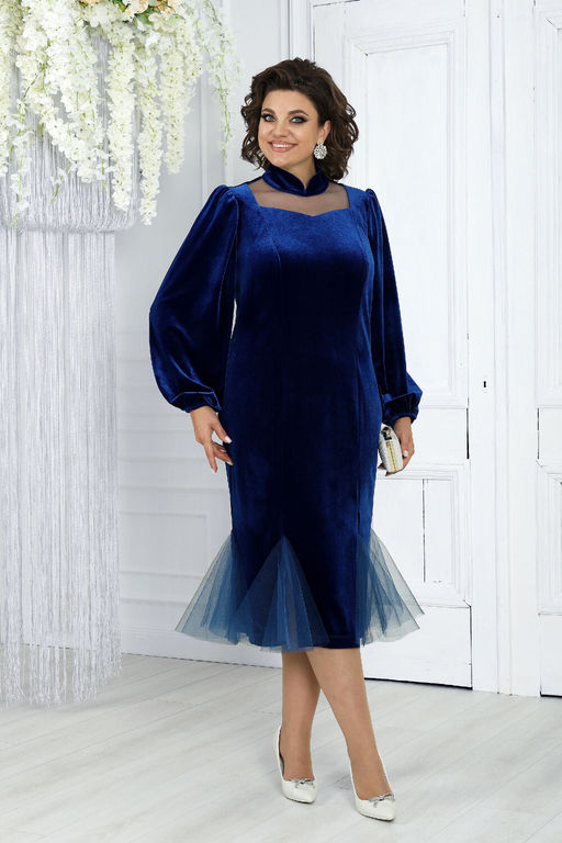 Платье Ninele 7431-Р темно-синий - Mira fashion фото 37