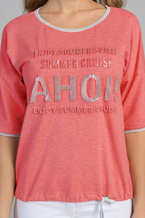 Футболка м-443 коралл - А+б коллекция фото 6