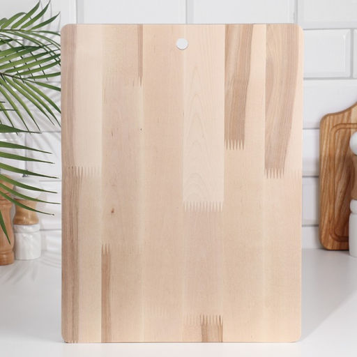 Доска разделочная и сервировочная, 40×30×1.8 см, дерево береза