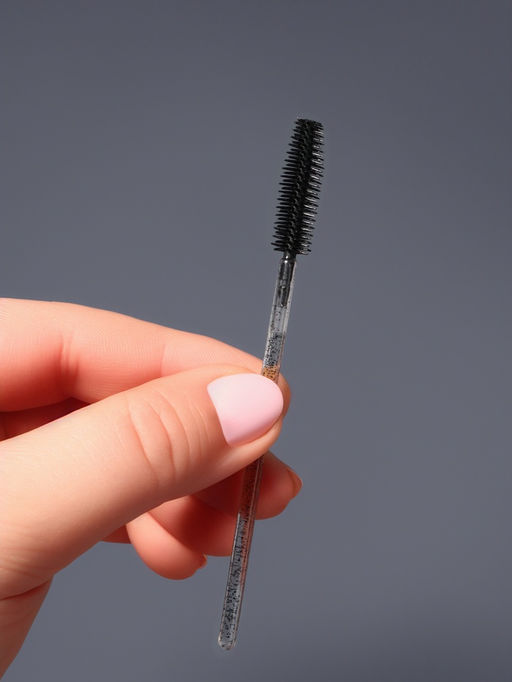 Цена за 4 шт. Щёточки для бровей и ресниц, силиконовые, набор - 10 шт., 10.5 см, чёрная, прозрачная