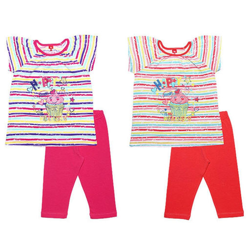 CRB wear/CSK 9568 Комплект (платье типа туника, бриджи), коралловый/Ex.Cherubino  фото 2