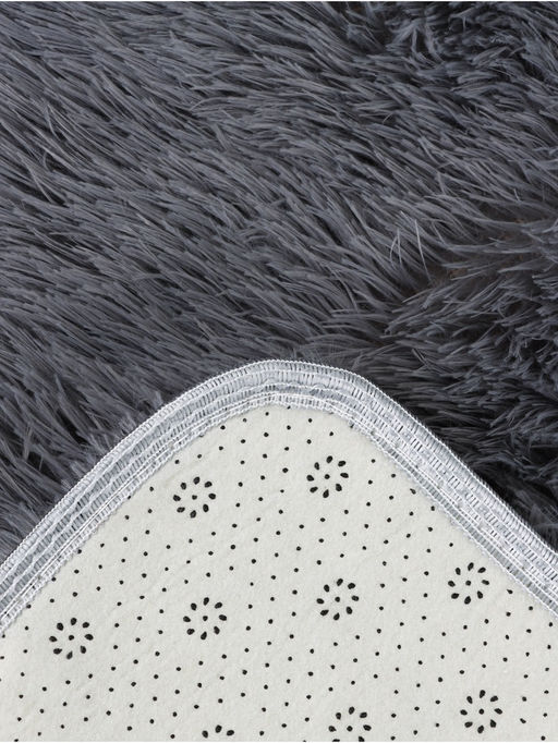 Ковер с ворсом «Этель», 50×80 см, серый