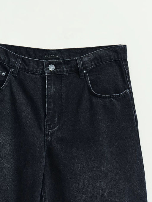 Джинсы baggy fit с эффектом стирки / Zarina фото 10