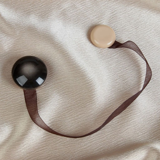 Цена за 2 шт. Подхват для штор, d = 4 см, цвет коричневый - Арт узор фото 2