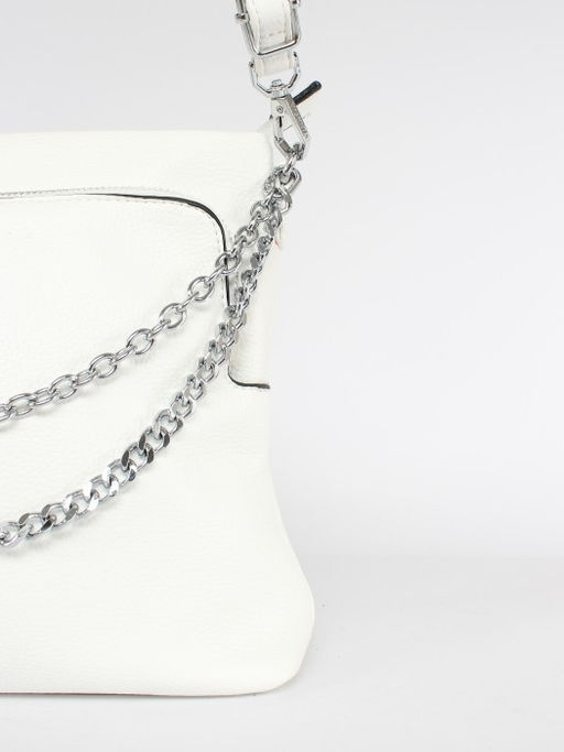 Сумка женская искусственная кожа VSH-V-0371, 1отд+карм/перег, плечевой ремень, белый SALE 260499 - Adelia фото 9