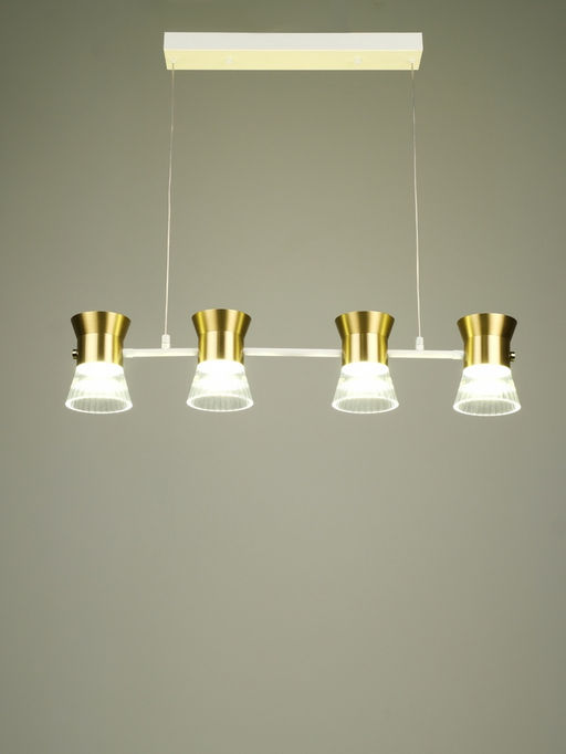 Светильник «Авион» LED 40 Вт 4000К бело-золотой 90×11×12-212 см