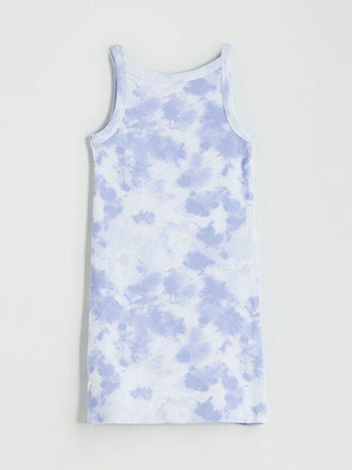 Bisiklet Yaka Kuromi Bask?l? K?z ?ocuk Elbise