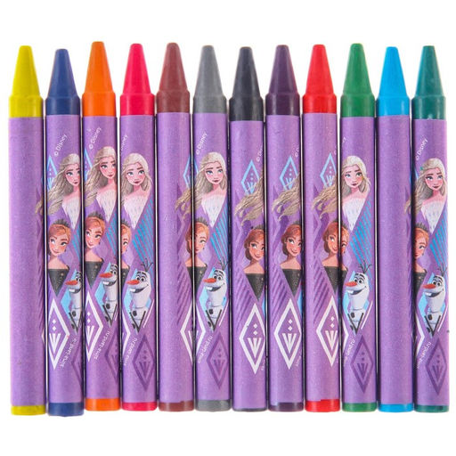 Восковые мелки - карандаши «Холодное сердце», 12 цветов