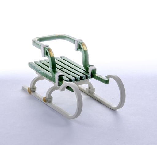 Елочные игрушки: Санки Большие 6017 - Idh фото 5