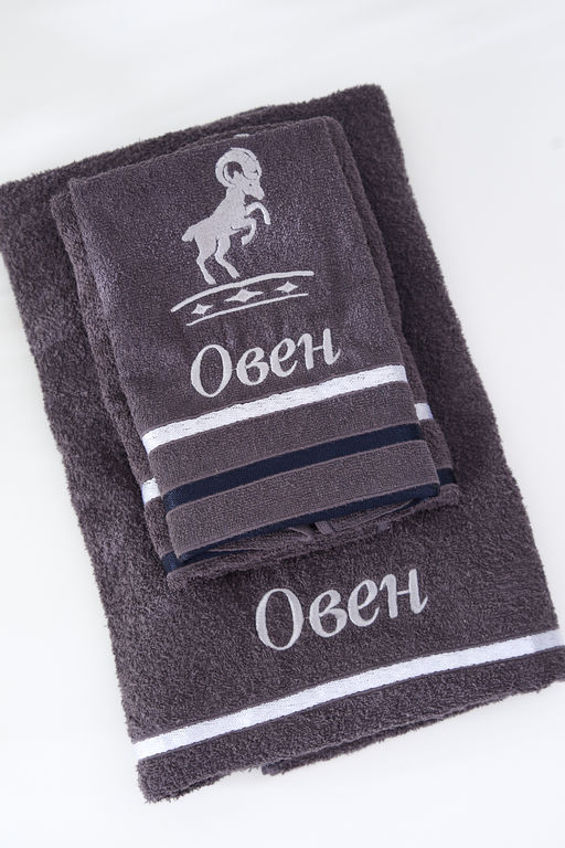 14418/10 Знаки зодиака полотенце махровое плотность 350гр