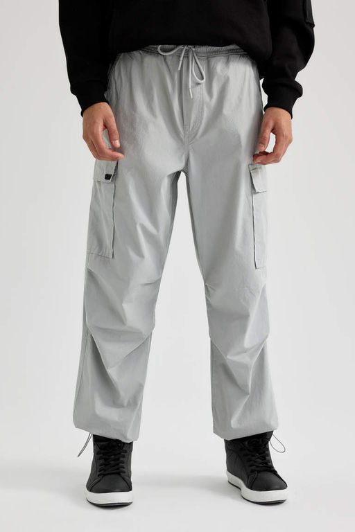 Брюки с карманами-карго Parachute - Defacto фото 3