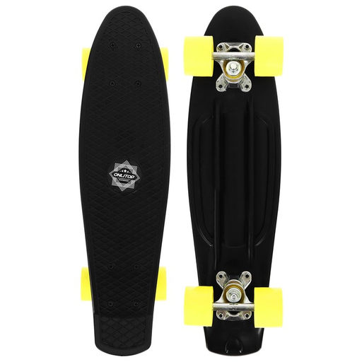 Скейтборд ONLITOP, 56x15 см, колёса PVC 50 мм, ABEC 7, алюминиевая рама, цвет МИКС  фото 10